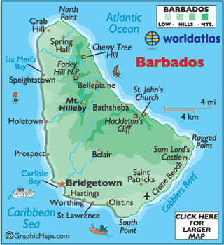 Barbade carte